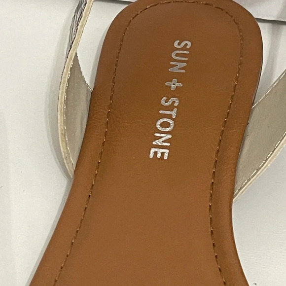 Sun + Stone Snake Adjustable Ankle Strap Sandals size 7 - Picture 2 of 10